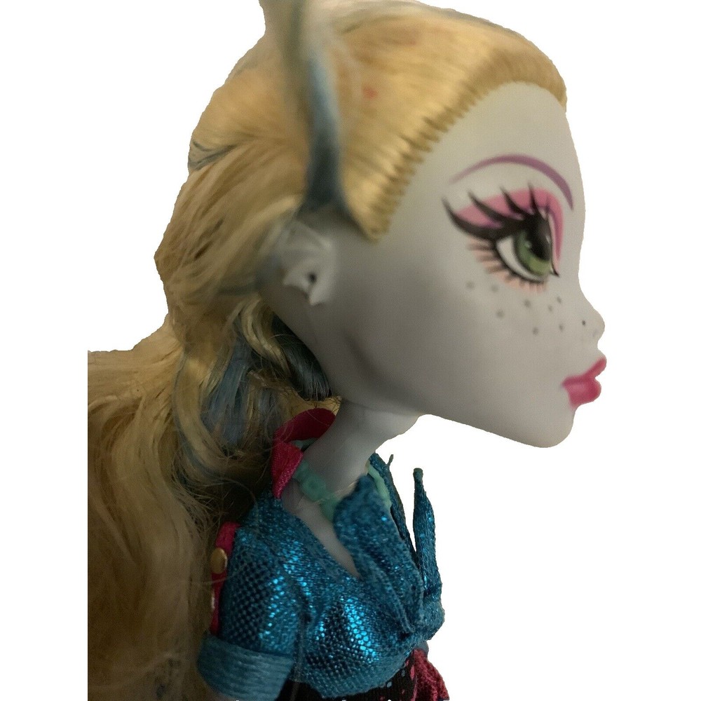 Monster High Doll Ghouls Night Out Blue Lagoona Blonde Hair - One Earring - Picture 10 of 11